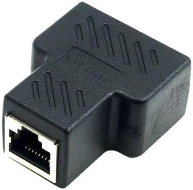 Alt view image 4 of 5 - Aomoproing STP UTP Cat6 RJ45 8P8C Plug To Dual RJ45 Splitter Network Ethernet Patch Cord Adapter