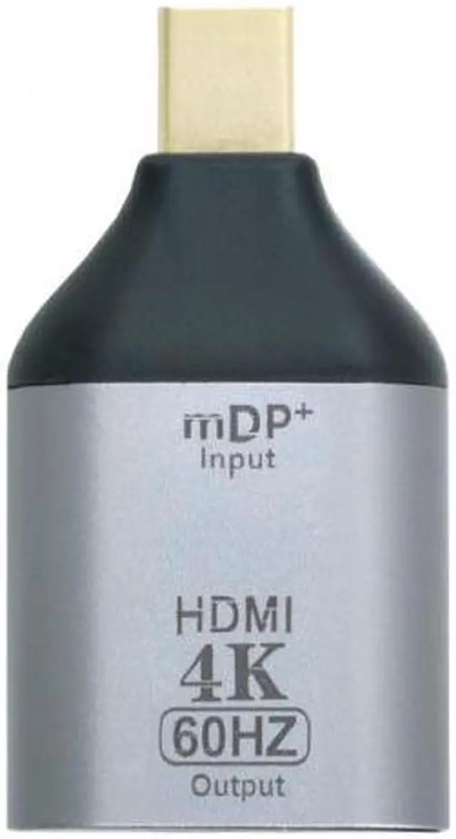 Alt view image 3 of 7 - Aomoproing Mini DisplayPort DP Source to HDMI Sink Displays 4K@60hz Ultra HD Converter Adapter for Laptop Mac