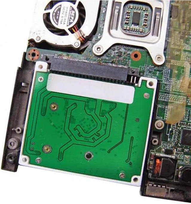 Alt view image 7 of 7 - Aomoproing  Low Profile Half-Heigh mSATA SSD to 2.5 inch IDE 44pin Hard Disk Case Enclosure for Notebook Laptop