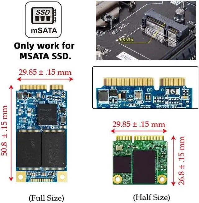 Alt view image 3 of 7 - Aomoproing Dual MSATA Mini-SATA SSD Card JBOD Raid0 Span Bridge to USB3.0 Type-C USB-C 2.5inch SATA Combo Enclosure