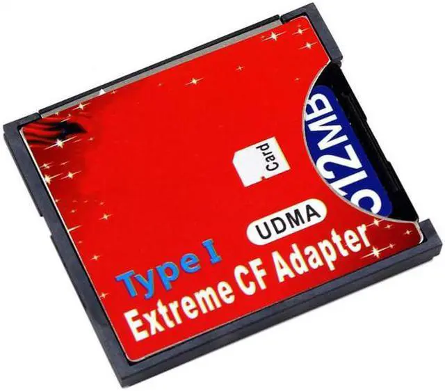 Alt view image 2 of 7 - Aomoproing SD SDHC SDXC to High-Speed Extreme Compact Flash CF Type I Adapter For 16/32/64/128 GB