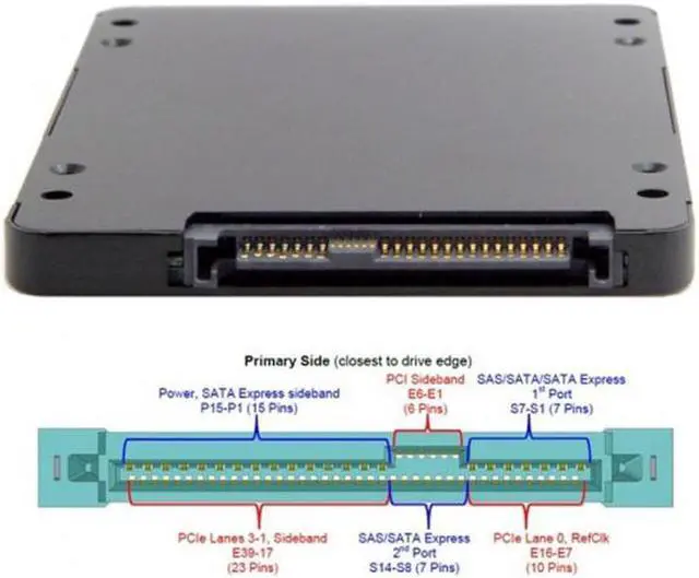 Alt view image 3 of 7 - Aomoproing  NVME U.2 to NGFF M.2 M-key PCIe SSD Case Enclosure for Mainboard Replace Intel SSD 750 p3600 p3700