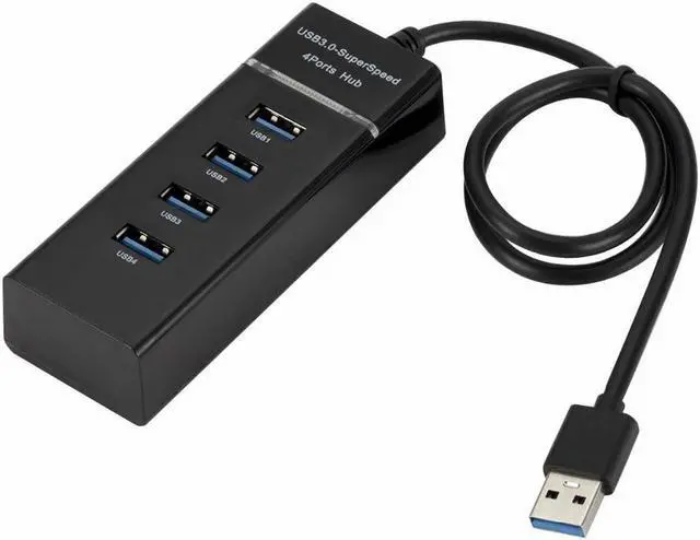 Main image of High Speed 4 Ports USB 3.0 Hub USB Splitter Portable USB Port USB HUB for Apple Macbook Air Laptop PC Tablet High Speed