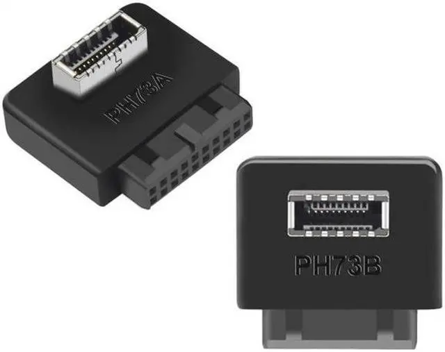 Main image of Aomoproing  2pcs USB 3.1 Front Panel Socket Key-A Type-E to USB 3.0 20Pin Header Male Extension Adapter for Motherboard