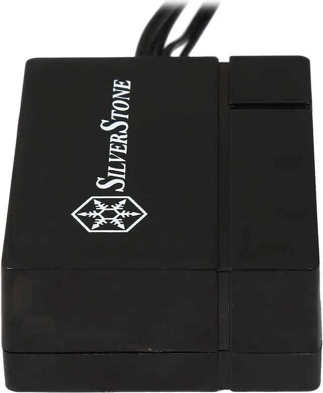 Alt view image 4 of 6 - SilverStone PWM Fan Hub System Cables, Black (CPF04)