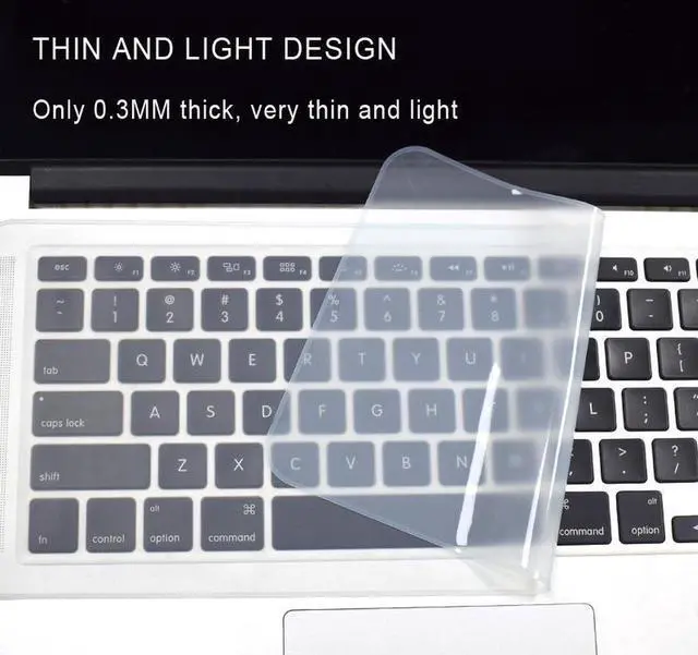 Alt view image 7 of 7 - Universal Laptop Keyboard Cover Protector 12-17 inch Waterproof Dustproof Silicone Notebook Computer Keyboard Protective Film