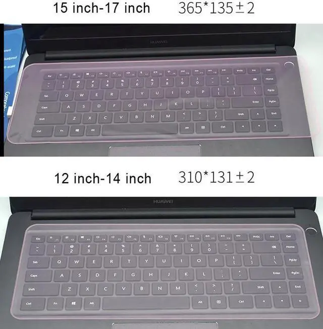 Alt view image 3 of 7 - Universal Laptop Keyboard Cover Protector 12-17 inch Waterproof Dustproof Silicone Notebook Computer Keyboard Protective Film