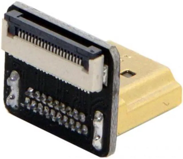 Alt view image 2 of 5 - Aomoproing  CYFPV HDMI Type A Male Connector Down Angled 90 Degree for FPV HDTV Multicopter Aerial Photography