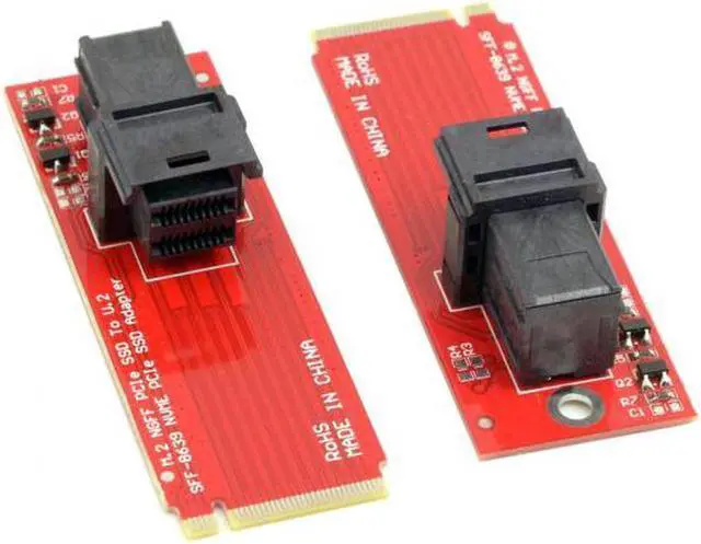 Alt view image 2 of 7 - Aomoproing U.2 U2 Kit SFF-8639 NVME PCIe SSD Adapter for Mainboard Intel SSD 750 p3600 p3700 M.2 SFF-8643 Mini SAS HD