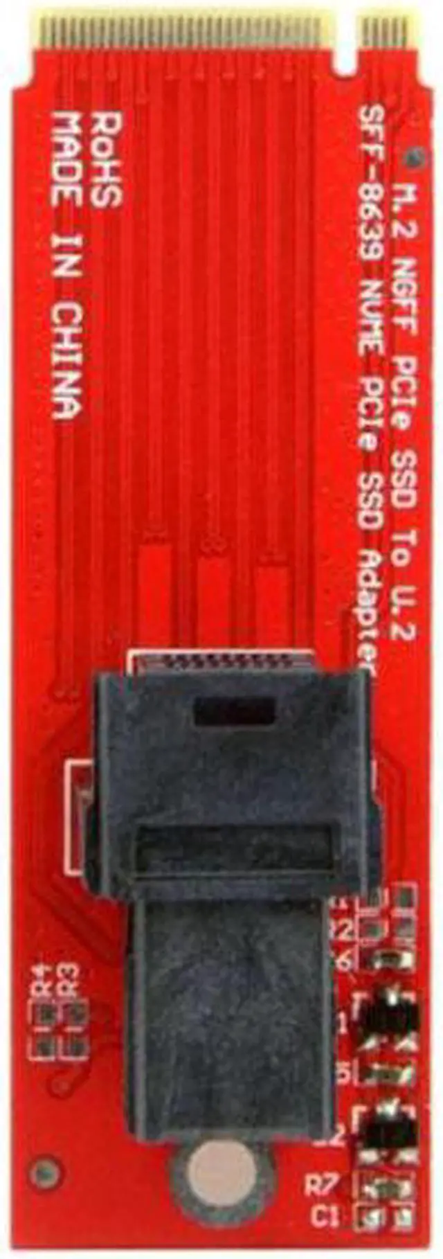 Alt view image 6 of 7 - Aomoproing U.2 U2 Kit SFF-8639 NVME PCIe SSD Adapter for Mainboard Intel SSD 750 p3600 p3700 M.2 SFF-8643 Mini SAS HD