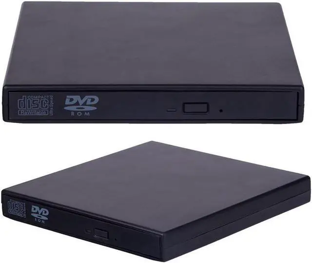 Alt view image 7 of 7 - Slim External Optical Drive USB 2.0 DVD Combo DVD ROM Player CD-RW Burner Writer Plug and Play For Macbook Laptop Desktop PC
