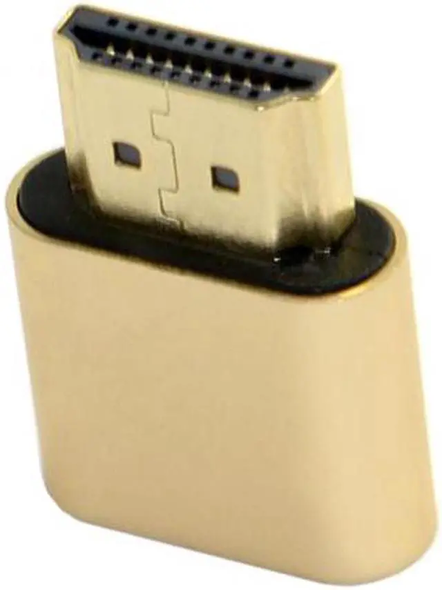 Alt view image 2 of 7 - Aomoproing Virtual Display Adapter HDMI 1.4 DDC EDID Dummy Plug Headless Ghost Display Emulator 1920x1080p@60Hz