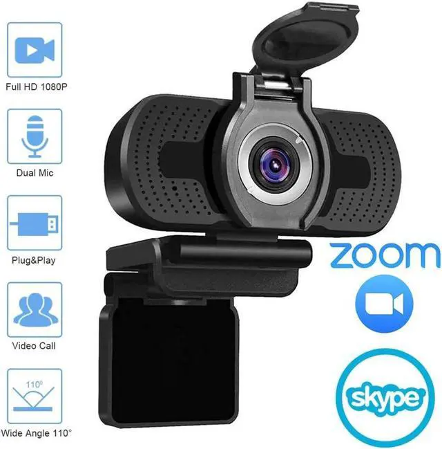 Main image of Webcam 1080p USB Webcam Manual Focus Built-in Sound-absorbing Microphone Drive-free Web Camera for PC Laptop Web Cam Webcam