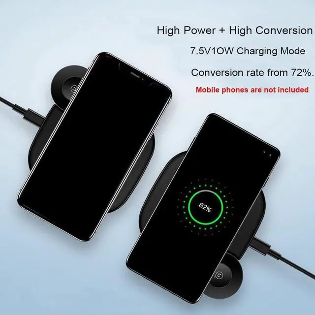 Alt view image 6 of 7 - 2 In 1 Mobile Phone Fast Charging Charger Station Stable Wireless Auto Induction For Universal IPhone 10W 7W 5W Magnetic Charger For iWatch 2W