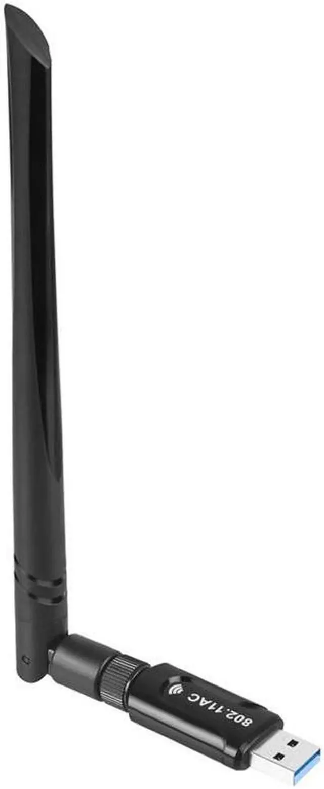 Alt view image 5 of 5 - AC1200M Wireless Network Card Adapter Dual Band USB3.0 Wireless Receiving WiFi Transmitter Computer USB External Network Card