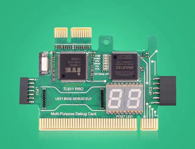 Alt view image 4 of 5 - TL611 Pro Universal Laptop and PC PCI PCI-E mini PCI-E LPC motherboard Diagnostic Analyzer Tester Debug Cards upgraded TL460S