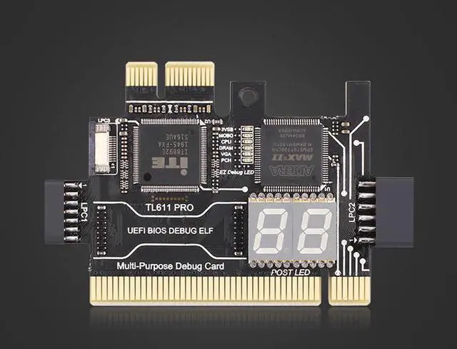 Alt view image 3 of 5 - TL611 Pro Universal Laptop and PC PCI PCI-E mini PCI-E LPC motherboard Diagnostic Analyzer Tester Debug Cards upgraded TL460S