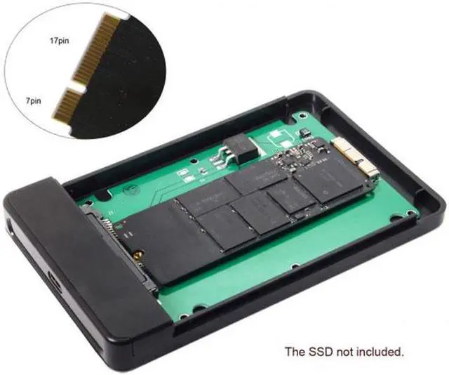 Alt view image 6 of 7 - Aomoproing USB 3.0 to 2012 Macbook Pro Retina A1425 A1398 MC975 MC976 MD212 MD213 ME662 ME664 ME665 SSD 17+7Pin Case
