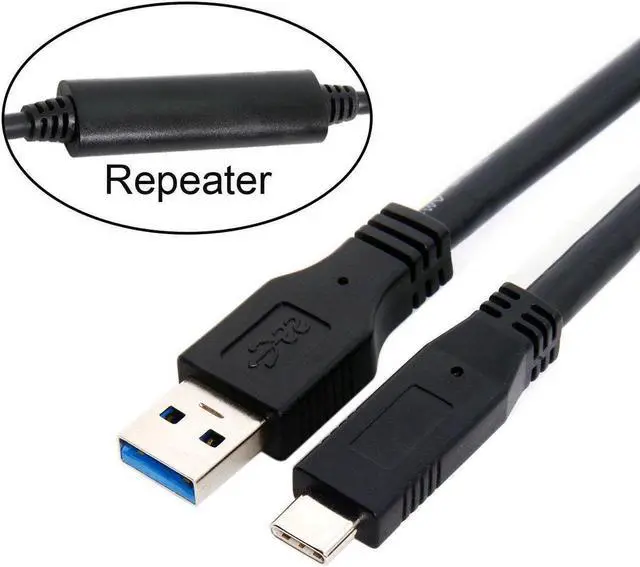 Alt view image 5 of 7 - Aomoproing  8m USB-C USB 3.1 Type C Male to USB3.0 Type A Male Data GL3523 Repeater Cable for TabletPhoneHard Disk Drive