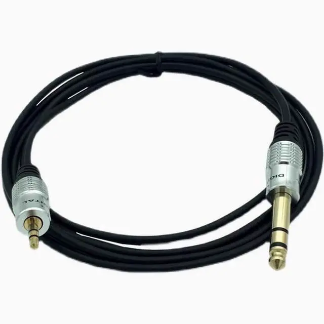 Alt view image 5 of 5 - Microphone cable Mixer cable Audio cable 6.5 to 3.5 cable Three core to 3.5mm audio cable 6.35 1.8 meters