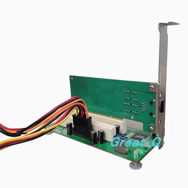 Alt view image 2 of 3 - Pci-e to PCI conversion card PCIe to dual PCI slot expansion card Supports collection card Gold tax card Innovative sound card