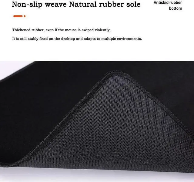 Alt view image 5 of 6 - 9.8x11.8 inch/ 250x300mm Mouse Pad keyboard Pad Thickened Lock Side Desk Pad Computer Notebook Office Home Gaming