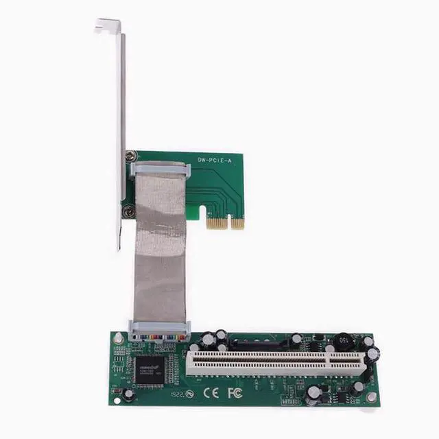 Alt view image 2 of 2 - Pci-e to PCI conversion card PCIe to single PCI slot expansion card Supports collection card gold tax card Innovative sound card