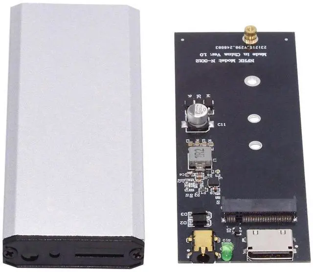 Alt view image 2 of 7 - Aomoproing  Oculink SFF-8612 SFF-8611 to M.2 NGFF M-Key to NVME PCIe SSD 2280 SSD Enclosure Adapter for Mainboard