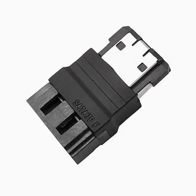 Alt view image 2 of 3 - SATA Female to eSATA male PS3 Unlimited upgrade SSD Built-in to External Hard drive cable 7p hard drive adapter