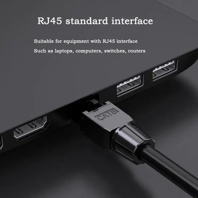 Alt view image 2 of 7 - 1Pcs Category 8 Pressure-free Crystal Head Reusable CAT8 Network Cable Connector Head 10 Gigabit Shielded RJ45 Computer