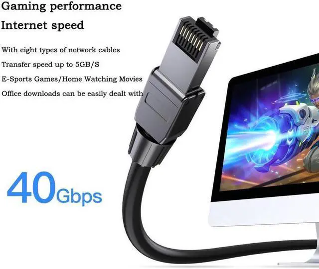 Alt view image 6 of 7 - 1Pcs Category 8 Pressure-free Crystal Head Reusable CAT8 Network Cable Connector Head 10 Gigabit Shielded RJ45 Computer