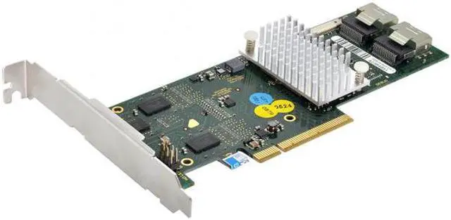 Alt view image 7 of 7 - Aomoproing PCI-E to D2616-A12 LSI 9261-8i SATA/SAS Raid 6Gbs 512MB Cache SFF-8087 6Gb RAID0.1.5.6 PCI-E 2.0 X8 Controller Card with Bracket