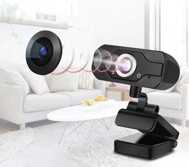 Alt view image 5 of 7 - HD Webcam Built-in Dual Mics Smart 1080P Web Camera USB Pro Stream Camera for Desktop Laptops PC Game Cam For OS Windows10/8