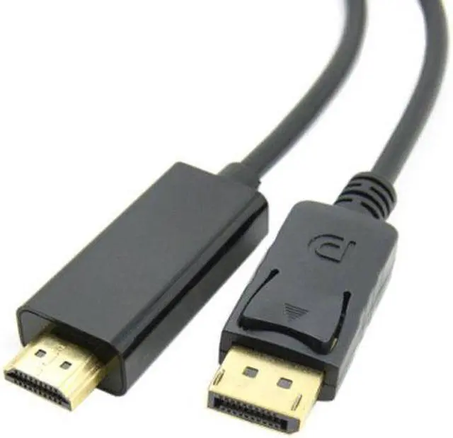 Alt view image 5 of 7 - Aomoproing Male DisplayPort DP to HDMI Male 1080P Video Cable 6ft 1.8m HDTV LCD with Audio