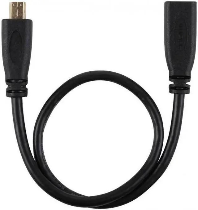 Alt view image 3 of 7 - Aomoproing  HDMI 1.4 D Type Micro HDMI Male to Micro HDMI Female M/F Extension Cable 30cm