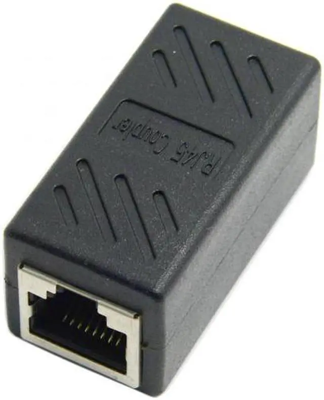 Alt view image 4 of 7 - Aomoproing CAT6 RJ45 Female to Female Lan Connector Ethernet Network Cable Extension Adapter With Shield