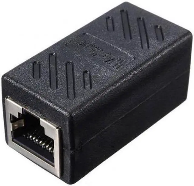 Alt view image 3 of 7 - Aomoproing CAT6 RJ45 Female to Female Lan Connector Ethernet Network Cable Extension Adapter With Shield