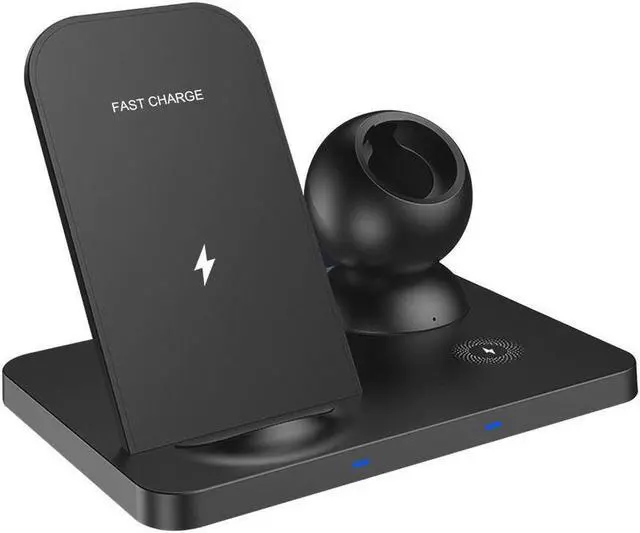 Main image of 3 in 1 Wireless Charger for Apple Watch 6 5 4 3 2 AirPods Pro 15W Qi Fast Wireless Charging Dock Station For iPhone 12 11 XS XR X 8