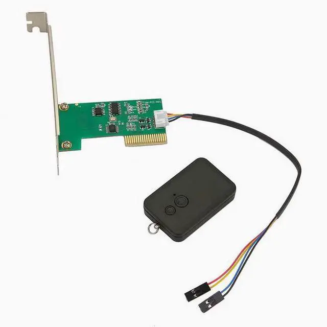 Alt view image 2 of 2 - Wireless computer desktop switch Internet cafe | home computer desktop case switch wireless computer lock remote control PCI interface