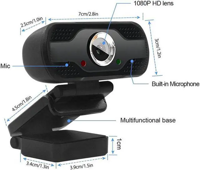Alt view image 5 of 7 - 1080P Webcam Computer High-Definition Conference Live Camera Usb With Microphone Noise Reduction Class Dedicated Web Teaching Camera