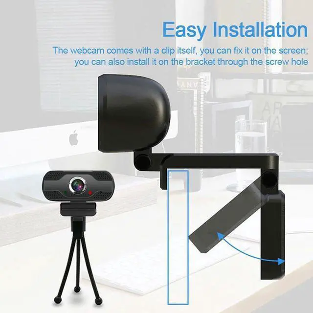 Alt view image 3 of 7 - 1080P Webcam Computer High-Definition Conference Live Camera Usb With Microphone Noise Reduction Class Dedicated Web Teaching Camera