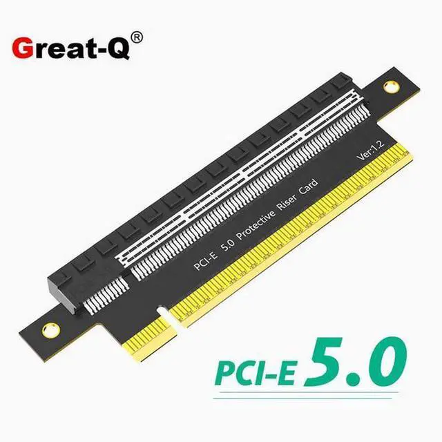Main image of PCI-E5.0 conversion card PCIE 180 degree conversion card Graphics card Increase card Test card 64GB/s