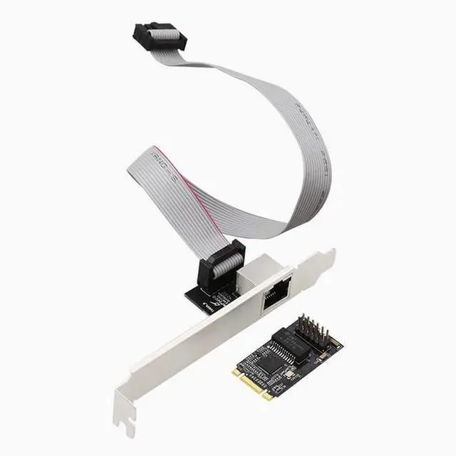 Alt view image 2 of 4 - M2 2.5G Gigabit network adapter M.2 B+M to Network Port 2.5G Ethernet adapter intel226 chip