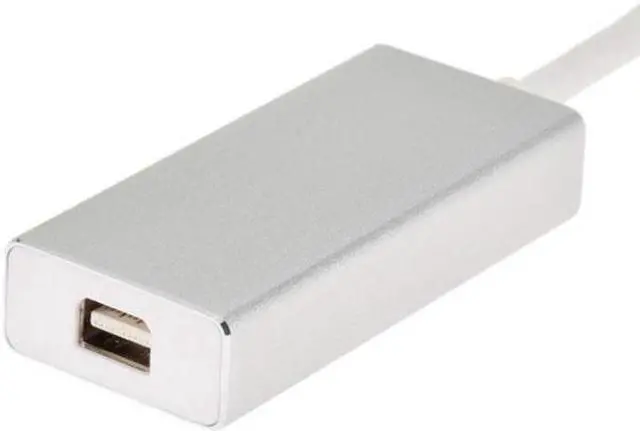 Alt view image 4 of 7 - Aomoproing  USB-C USB 3.1 Type C to Mini DisplayPort DP 1080p HDTV Adapter Cable with Silver Case for Laptop Macbook