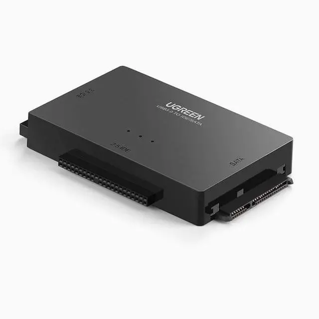 Main image of UGREEN IDE/SATA to USB3.0 Easy drive cable, external desktop hard drive with power supply, 2.5/3.5-inch notebook mechanical ssd solid-state drive, optical drive reader
