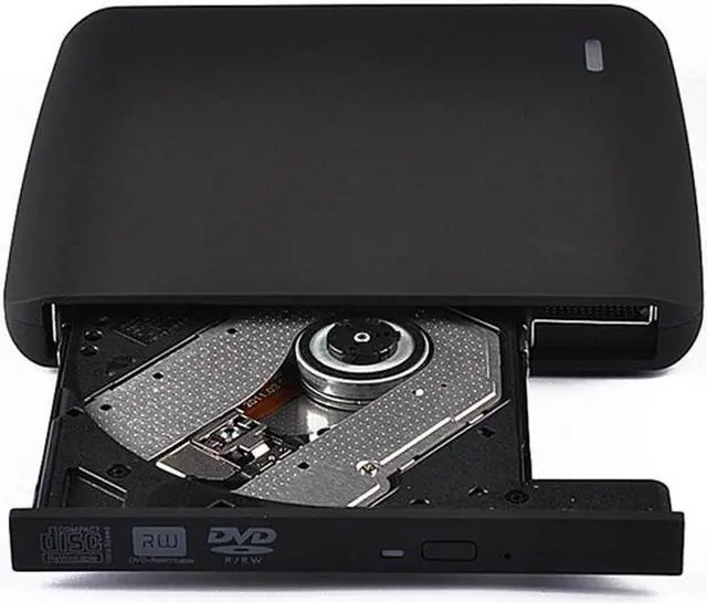 Alt view image 3 of 6 - Frosted External CD DVD Burner , USB 2.0 External Optical Drive , CD-ROM DVD-ROM Player for Laptop PC