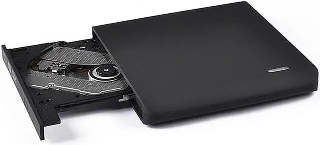 Alt view image 4 of 6 - Frosted External CD DVD Burner , USB 2.0 External Optical Drive , CD-ROM DVD-ROM Player for Laptop PC