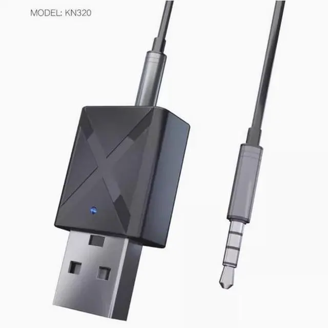 Alt view image 2 of 5 - USB Bluetooth transmitter receiver 2-in-1 Wireless Audio Adapter 5.0 TV computer car