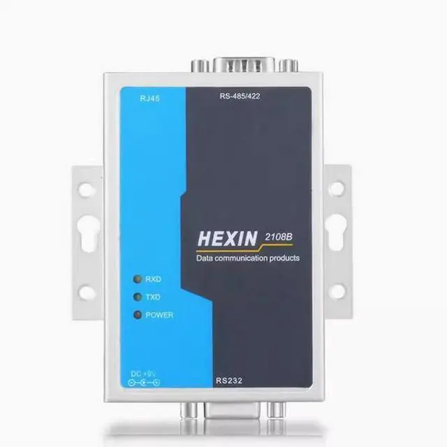Alt view image 2 of 3 - HEXIN RS485 converter RS232 to 485/422 converter active with surge protection 2108B
