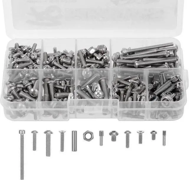 Main image of RC Screws Stainless Steel Screws Kit for Traxxas E-REVO 1/10 RC Car Big-Foot Truck